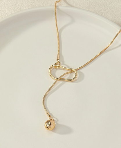 COLLAR Y BORLA DE ACERO