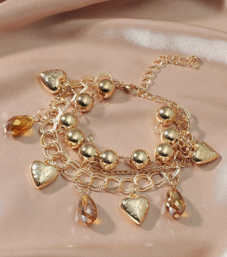 PULSERA DIJE DE CORAZON
