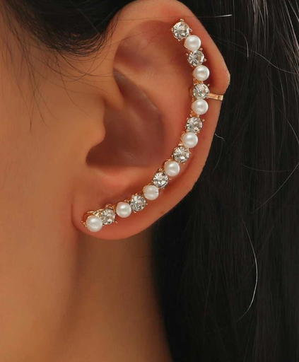 EARCUFF PERLA BRILLO