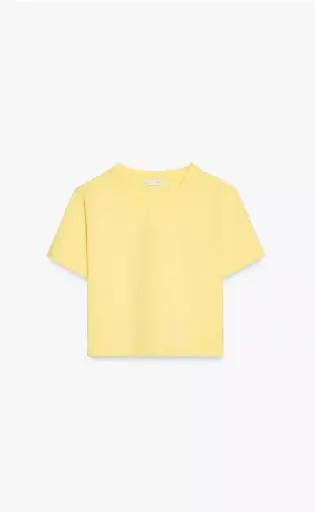 CAMISETA ELASTICA CROPPED  