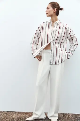 CAMISA RAYA POPELIN